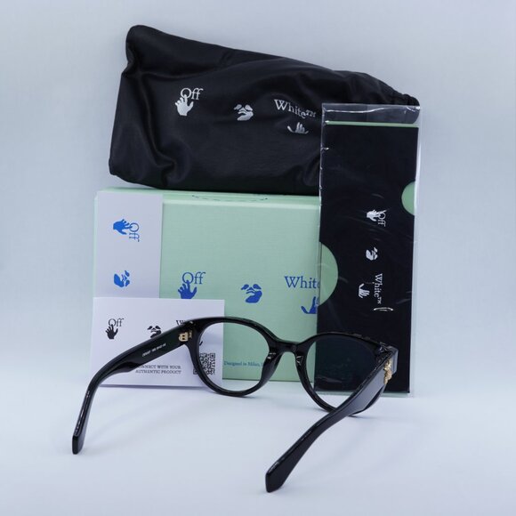 Final Price! Off-White OERJ007 STYLE 2 AF 1000 Black Eyeglasses 50mm - Picture 10 of 10